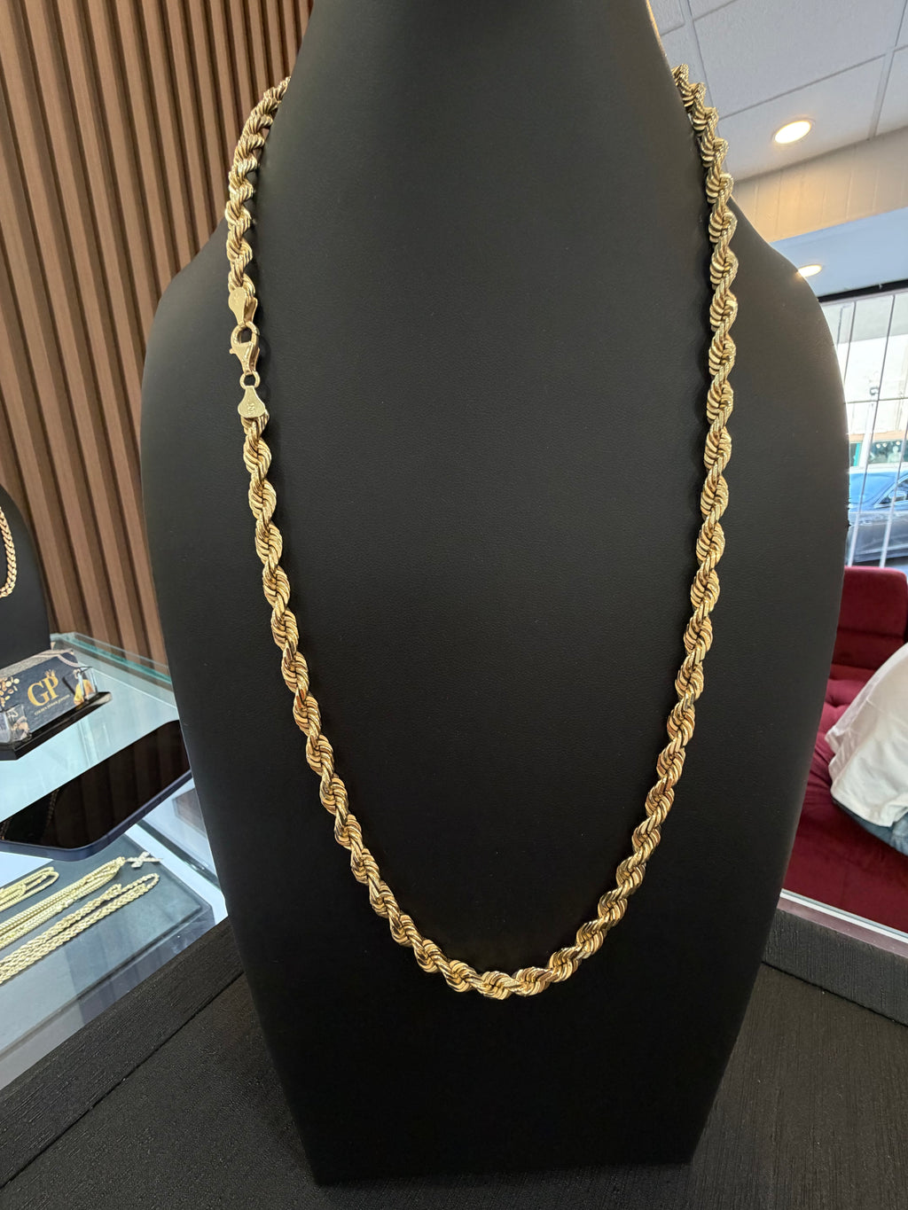 CADENA ESTILO ROPE ORO 10K