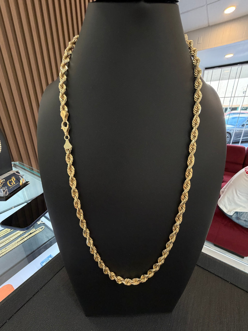 CADENA ESTILO ROPE ORO 10K
