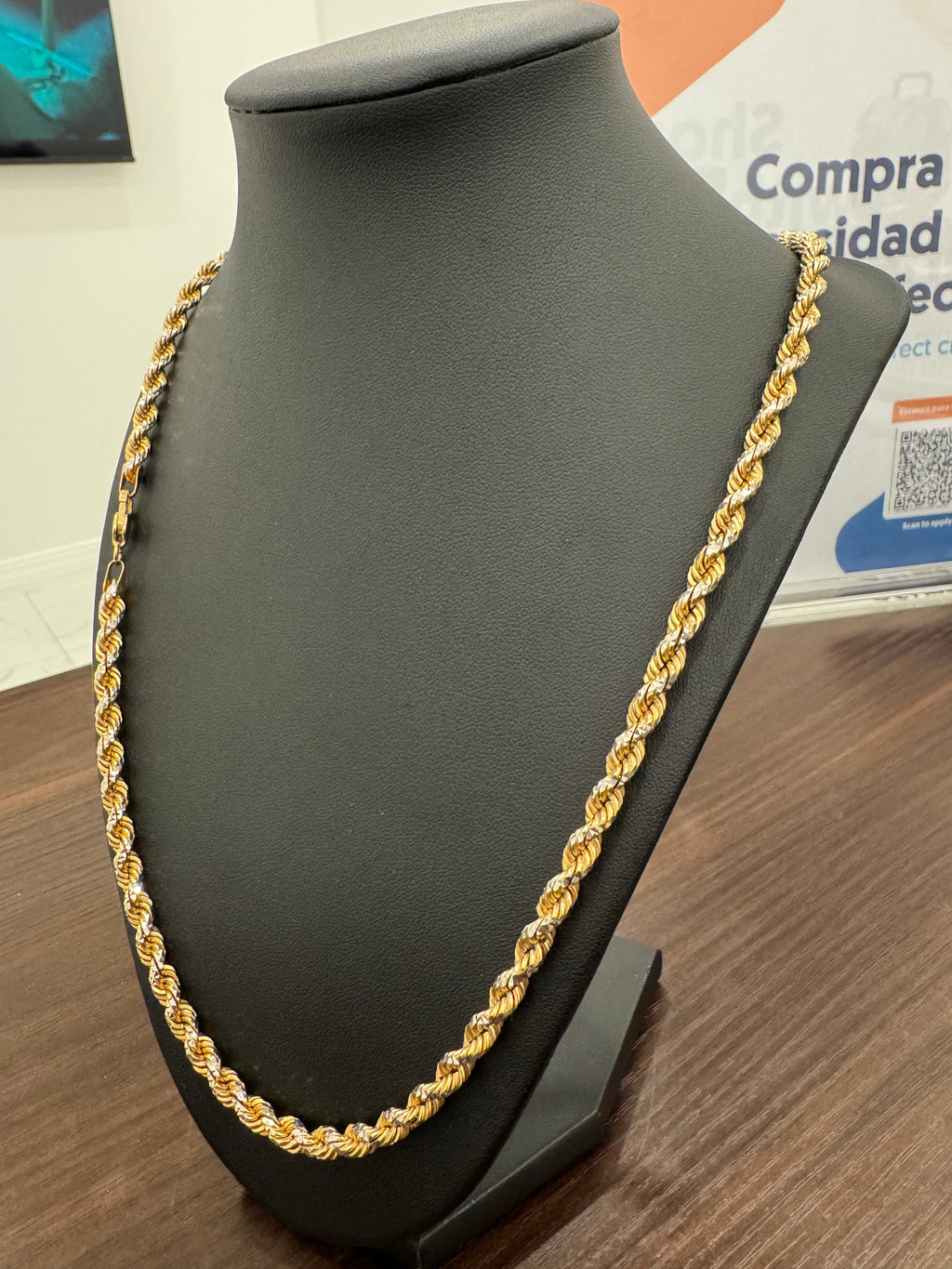 Cadena Estilo Rope Solida