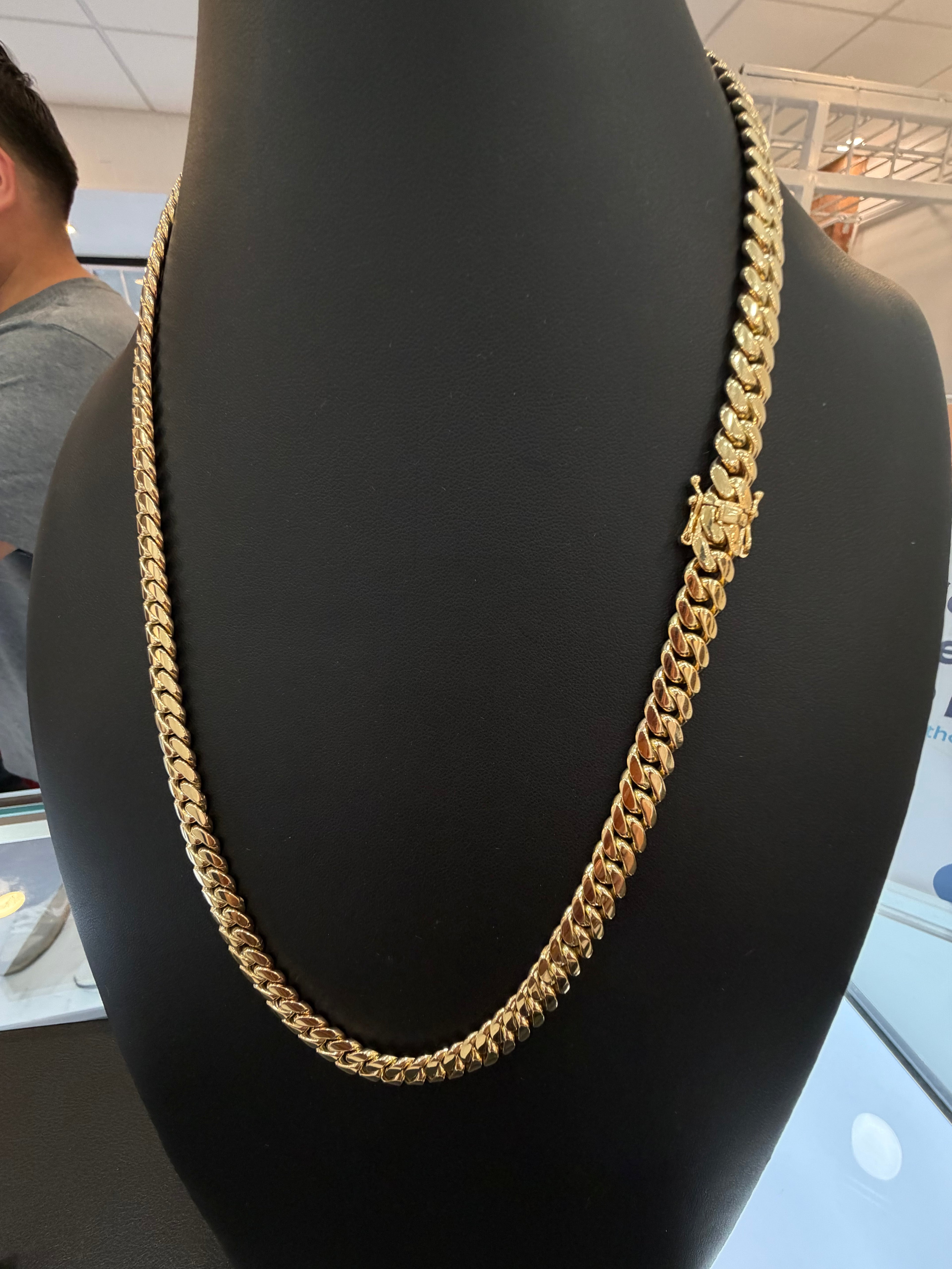 CADENA CUBAN LINK ORO 10K