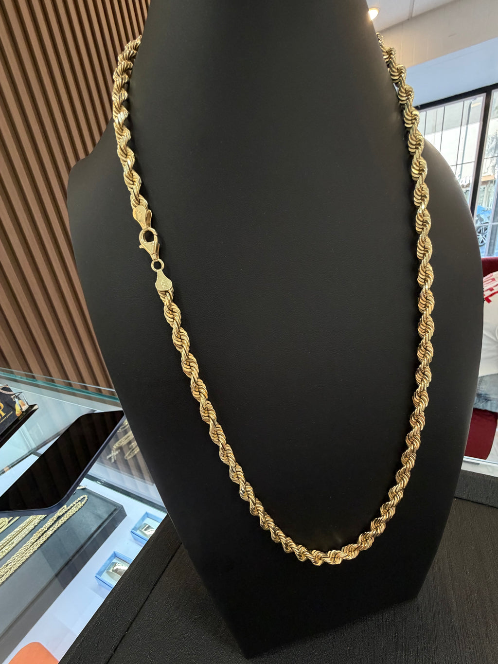 CADENA ESTILO ROPE ORO 10K
