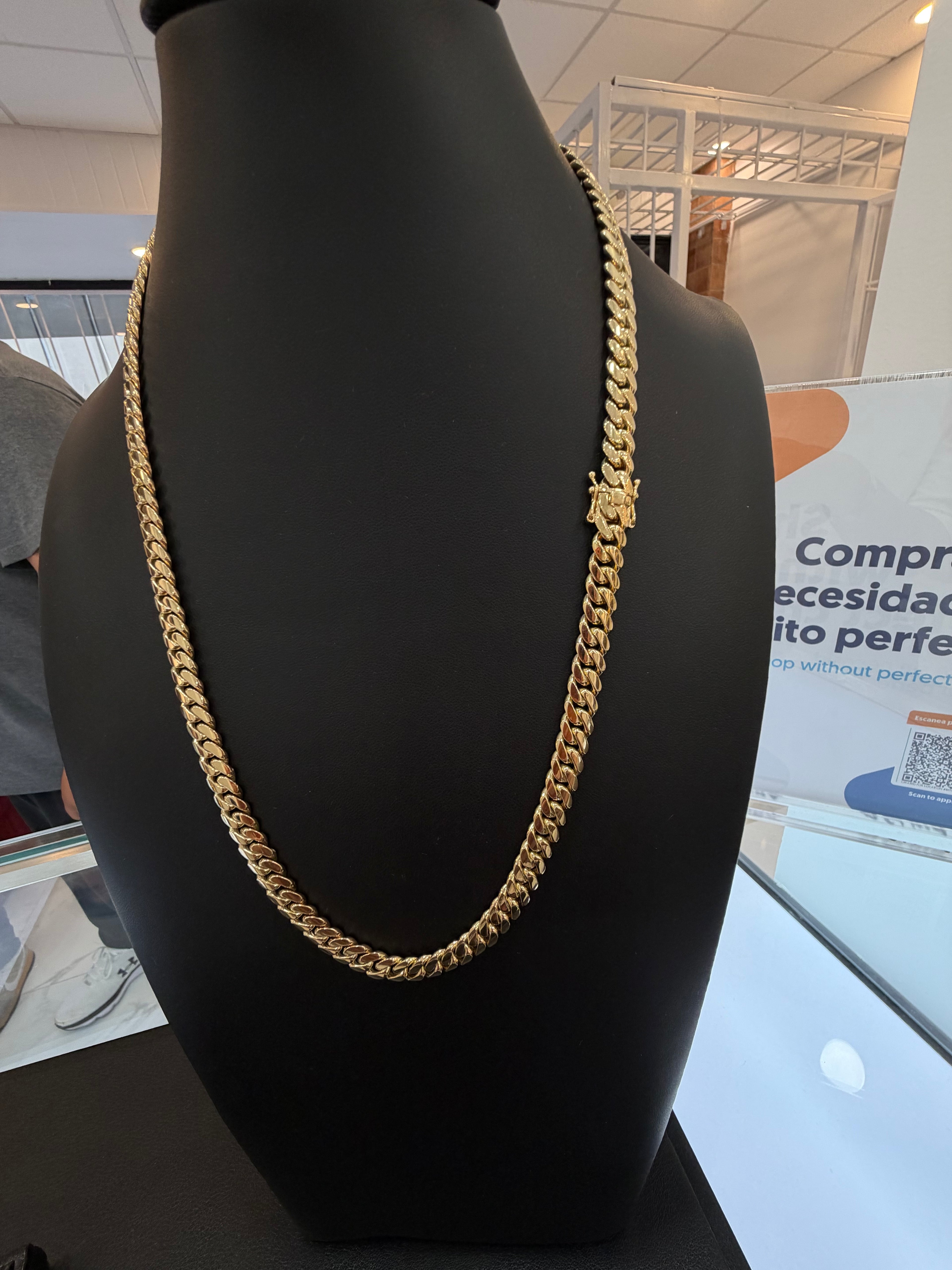 CADENA CUBAN LINK ORO 10K