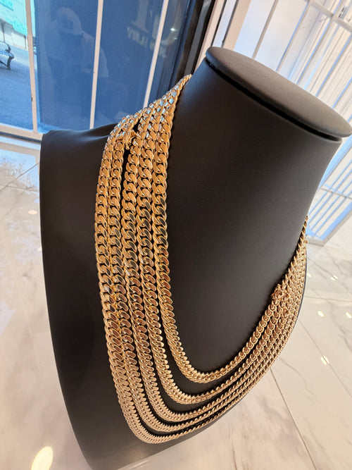 CADENA CUBAN LINK ORO 10K