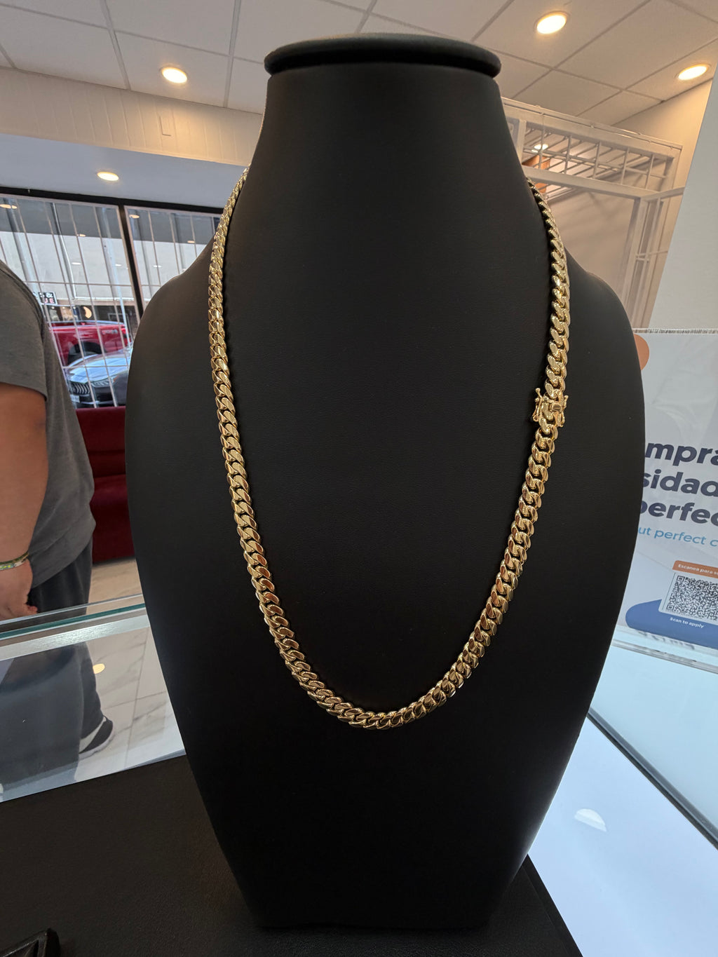 CADENA CUBAN LINK ORO 10K