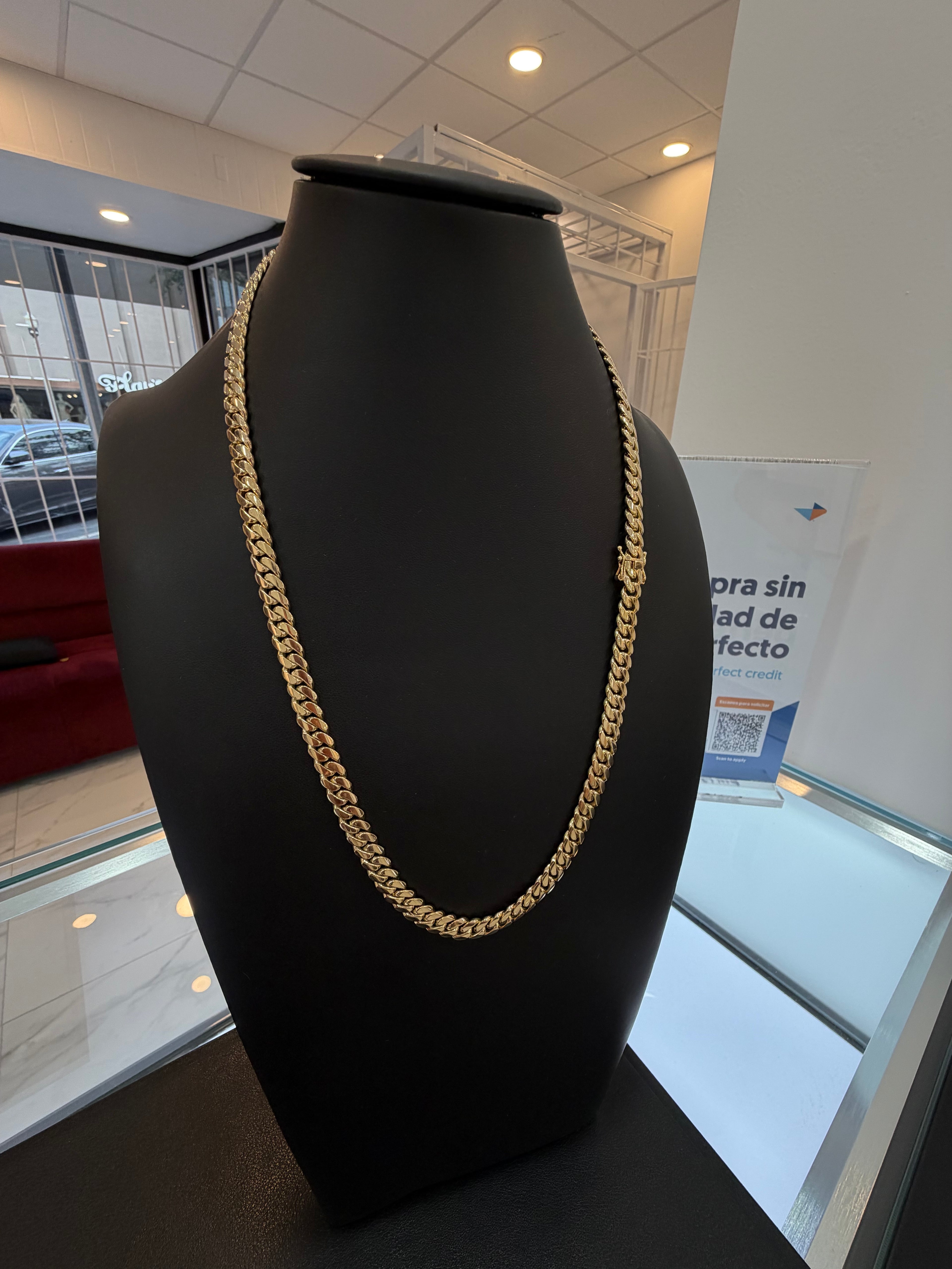 CADENA CUBAN LINK ORO 10K