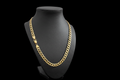 CADENA ESLABÓN CUBANO ESTILO CORTE BRILLO