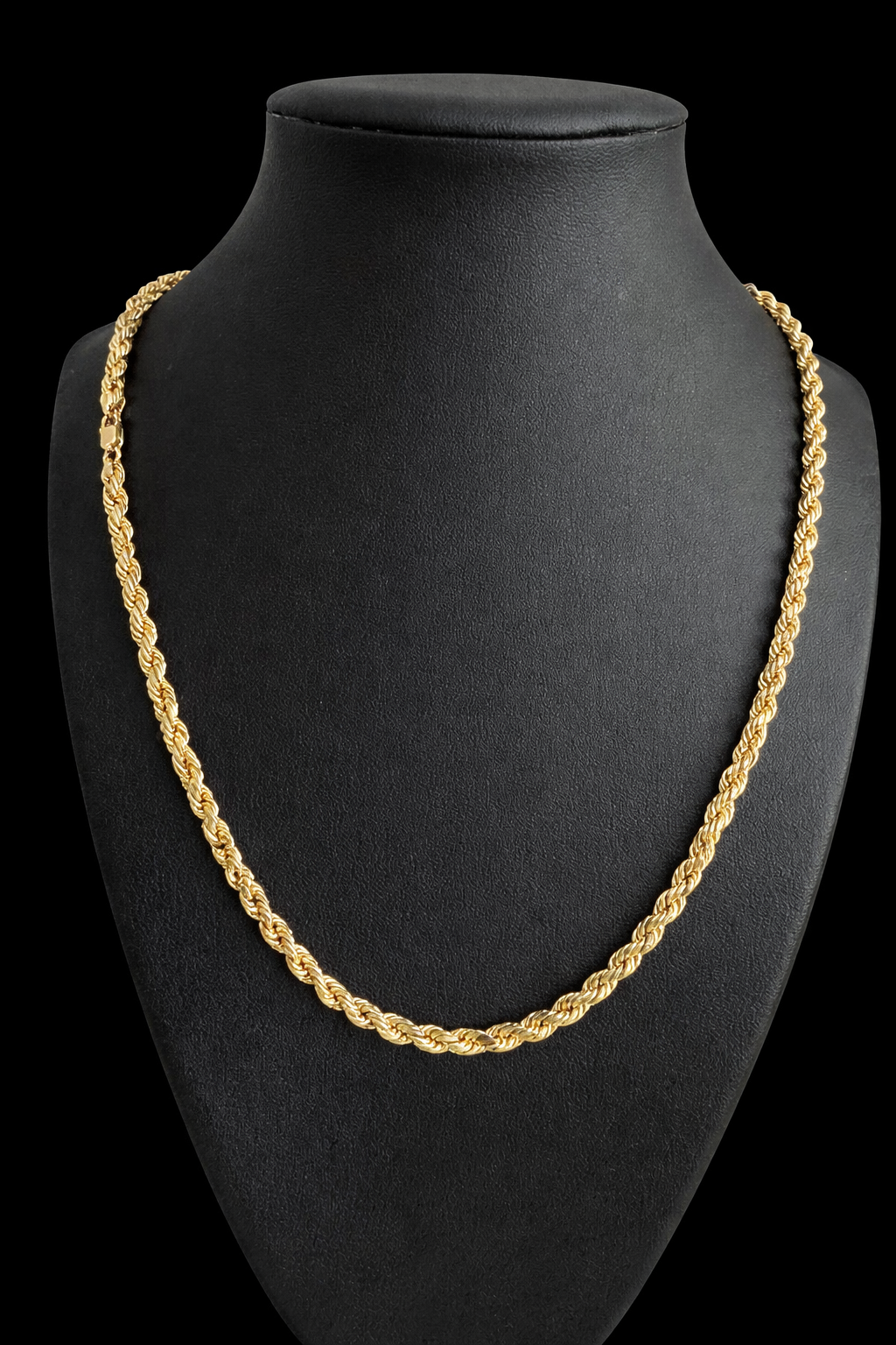✨ Cadena Estilo Rope en Oro 10K – Elegancia Clásica y Sofisticación Atemporal