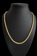 ✨ Cadena Estilo Rope en Oro 10K – Elegancia Clásica y Sofisticación Atemporal
